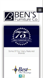 Mobile Screenshot of bensfurn.com